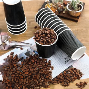 350ml Black Ripple cup
