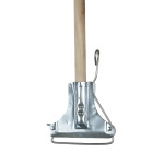 Fan Mop Metal Holder With Woorden Handle