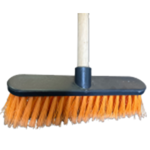 Promo Household Broom with Wooden Handle